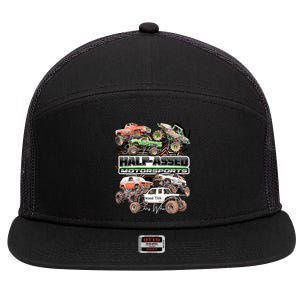 Motorsports 7 Panel Mesh Trucker Snapback Hat