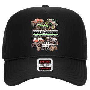 Motorsports High Crown Mesh Back Trucker Hat