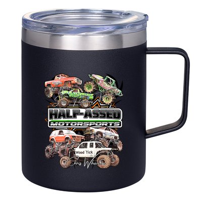 Motorsports 12oz Stainless Steel Coffee Mug