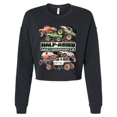 Motorsports Cropped Pullover Crew