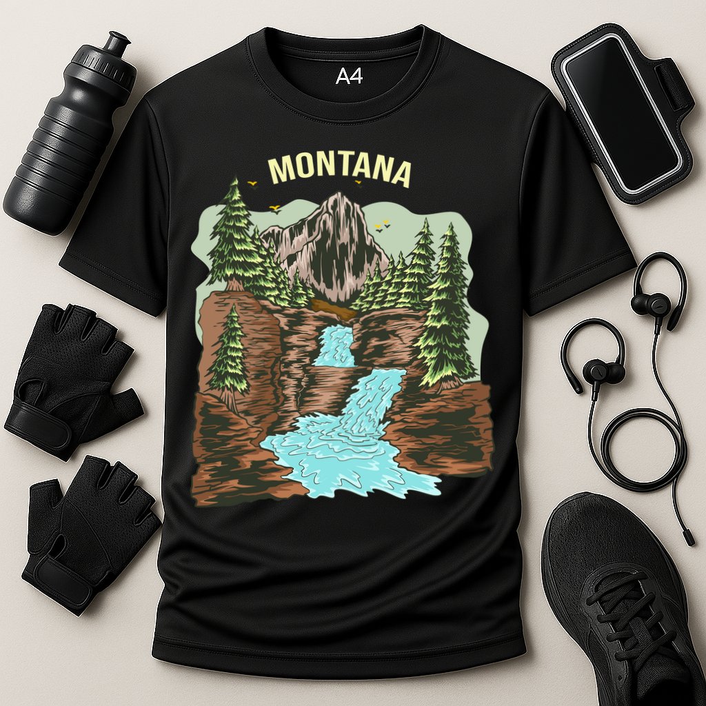 Montana Cooling Performance Crew T-Shirt