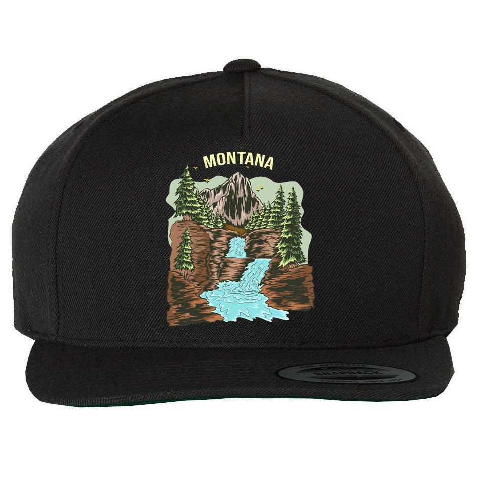 Montana Wool Snapback Cap