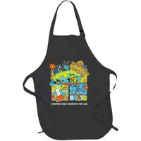 Mystery Machine Of Diagnostics Lab Tech Lab Week 2025 Funny Gift Full-Length Apron With Pockets