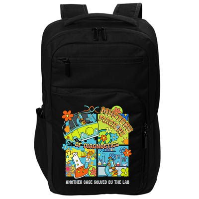 Mystery Machine Of Diagnostics Lab Tech Lab Week 2025 Funny Gift Impact Tech Backpack