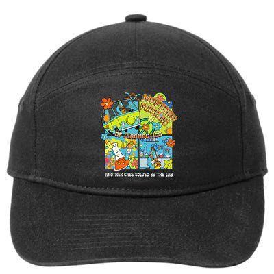 Mystery Machine Of Diagnostics Lab Tech Lab Week 2025 Funny Gift 7-Panel Snapback Hat