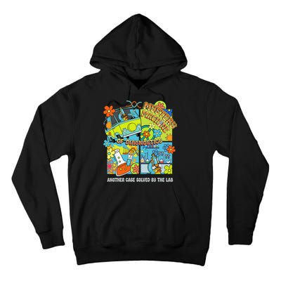 Mystery Machine Of Diagnostics Lab Tech Lab Week 2025 Funny Gift Tall Hoodie