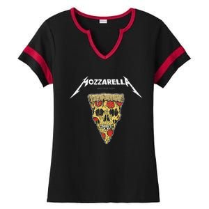 Mozzarella Masters Of Pizza Foodie Chef Baker Cook. Ladies Halftime Notch Neck Tee