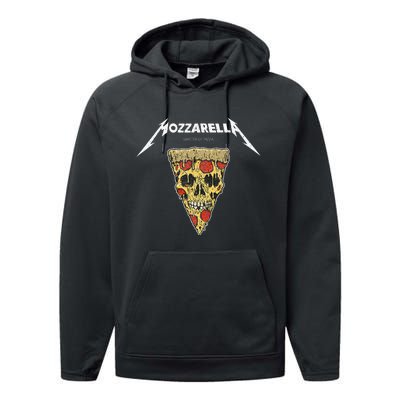 Mozzarella Masters Of Pizza Foodie Chef Baker Cook. Performance Fleece Hoodie