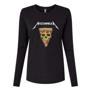 Mozzarella Masters Of Pizza Foodie Chef Baker Cook. Womens Cotton Relaxed Long Sleeve T-Shirt