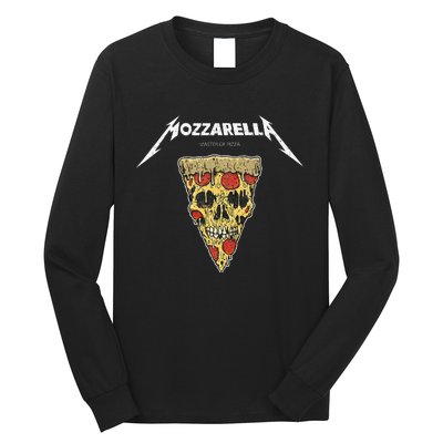 Mozzarella Masters Of Pizza Foodie Chef Baker Cook. Long Sleeve Shirt