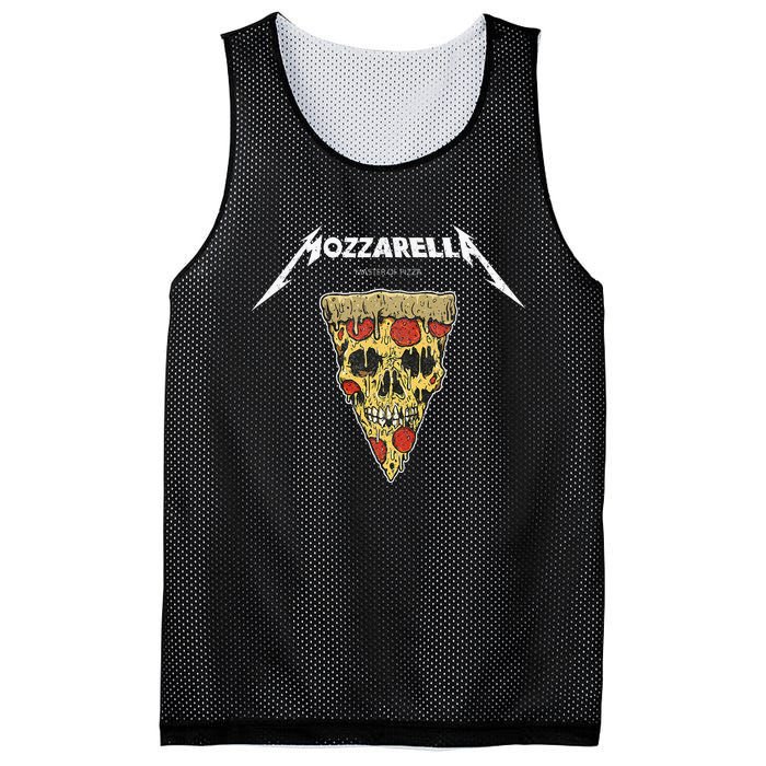 Mozzarella Masters Of Pizza Foodie Chef Baker Cook. Mesh Reversible Basketball Jersey Tank