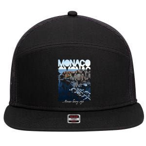 Monaco 7 Panel Mesh Trucker Snapback Hat