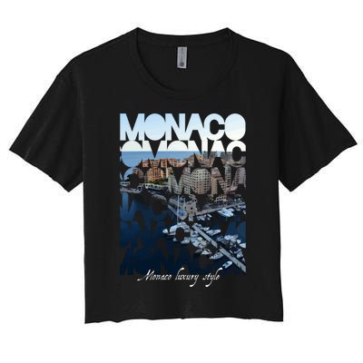 Monaco Women's Crop Top Tee