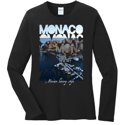 Monaco Ladies Long Sleeve Shirt