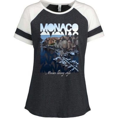 Monaco Enza Ladies Jersey Colorblock Tee