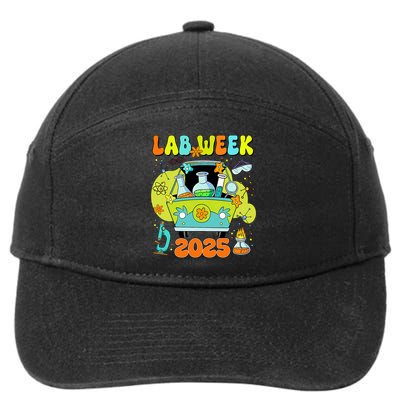 Mystery Machine Of Diagnostics Lab Week 2025 Med Lab Tech  7-Panel Snapback Hat