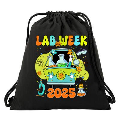 Mystery Machine Of Diagnostics Lab Week 2025 Med Lab Tech  Drawstring Bag