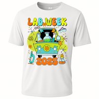 Mystery Machine Of Diagnostics Lab Week 2025 Med Lab Tech  Cooling Performance Crew T-Shirt