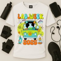Mystery Machine Of Diagnostics Lab Week 2025 Med Lab Tech  Cooling Performance Crew T-Shirt
