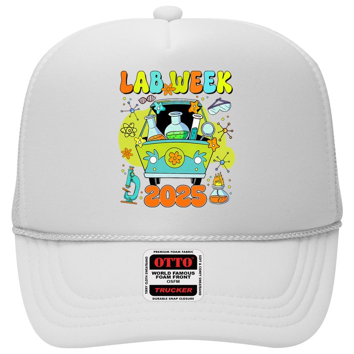 Mystery Machine Of Diagnostics Lab Week 2025 Med Lab Tech  Trucker Hat