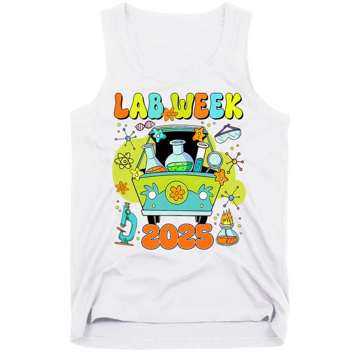 Mystery Machine Of Diagnostics Lab Week 2025 Med Lab Tech  Tank Top