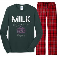 Milk Machine Open 24 Hours Long Sleeve Pajama Set