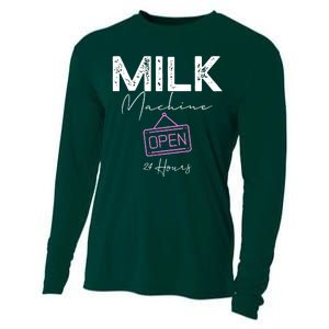 Milk Machine Open 24 Hours Cooling Performance Long Sleeve Crew