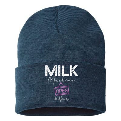 Milk Machine Open 24 Hours Sustainable Knit Beanie