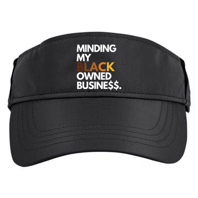 Minding My Owned Black Business Adult Drive Performance Visor