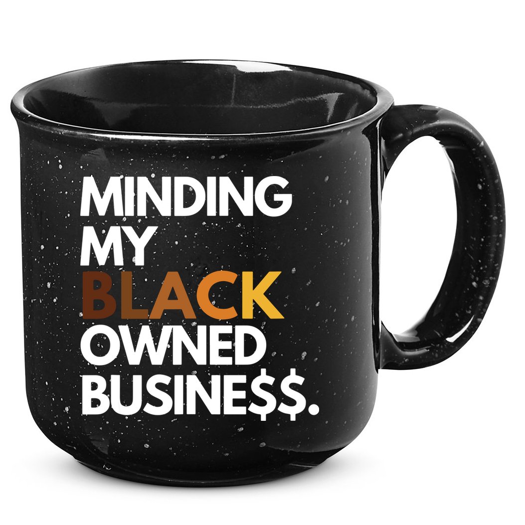 Minding My Owned Black Business 15oz Campfire Ceramic Mug