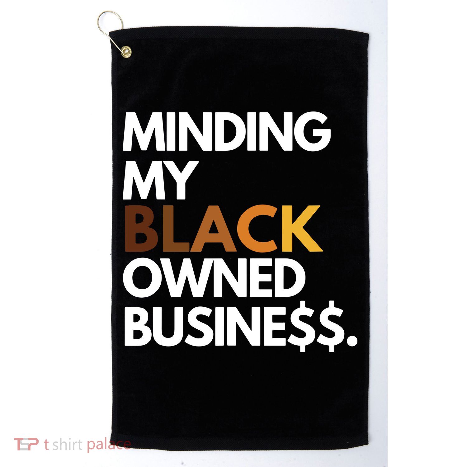 Minding My Owned Black Business Golf Towel