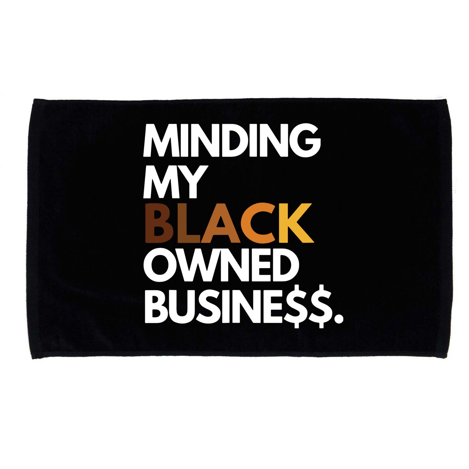 Minding My Owned Black Business Microfiber Hand Towel