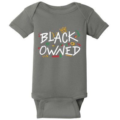 Minding My Owned Black Business Men Women Juneteenth Pride Baby Bodysuit