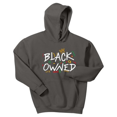 Minding My Owned Black Business Men Women Juneteenth Pride Kids Hoodie