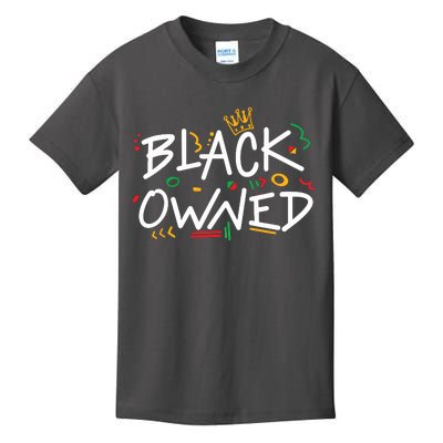 Minding My Owned Black Business Men Women Juneteenth Pride Kids T-Shirt