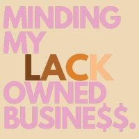 Minding My Owned Black Business Zip Tote Bag