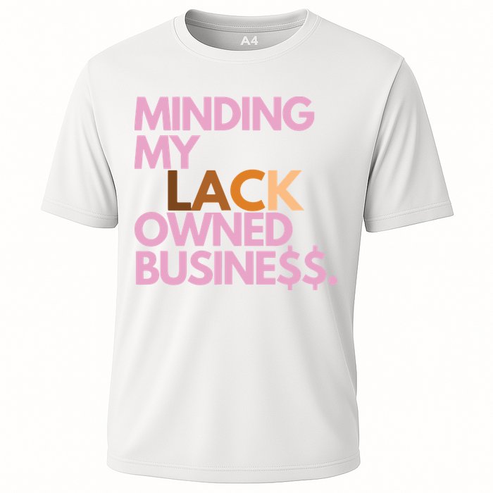 Minding My Owned Black Business Cooling Performance Crew T-Shirt