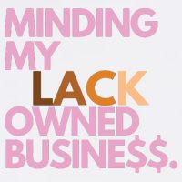 Minding My Owned Black Business Apron