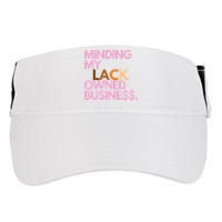 Minding My Owned Black Business Adult Drive Performance Visor