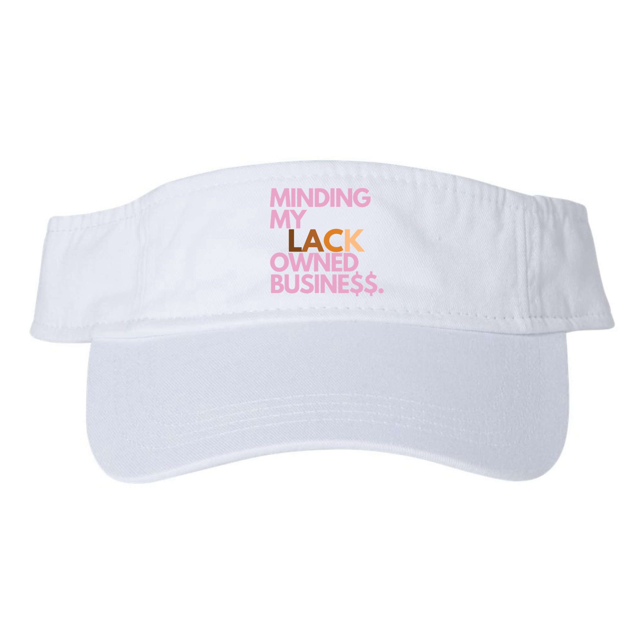 Minding My Owned Black Business Visor