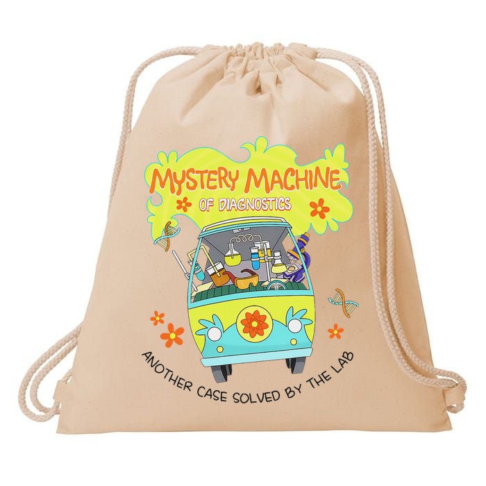 Mystery Machine Of Diagnostics Lab Tech Lab Week 2025 Drawstring Bag
