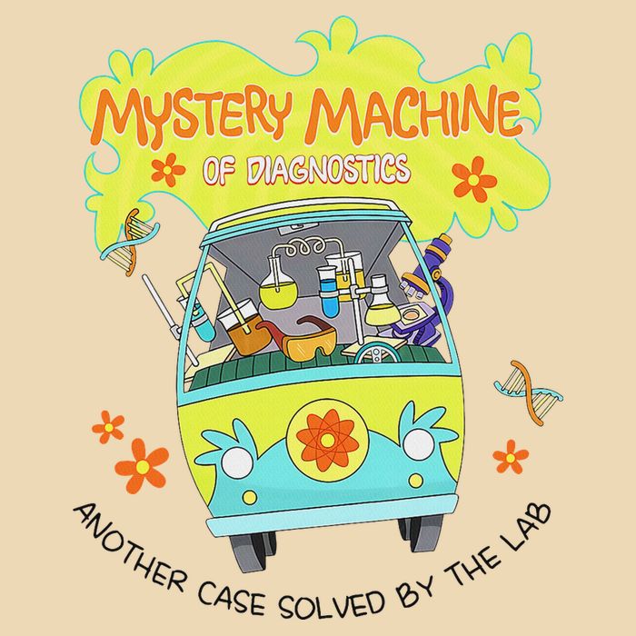 Mystery Machine Of Diagnostics Lab Tech Lab Week 2025 Drawstring Bag