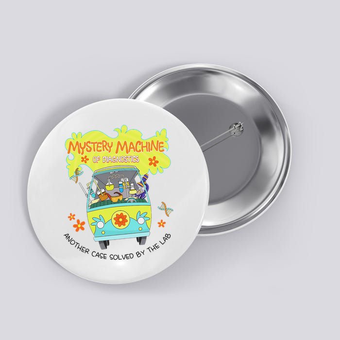 Mystery Machine Of Diagnostics Lab Tech Lab Week 2025 Button