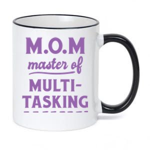 MOM Master Of Multitasking 11oz Black Color Changing Mug