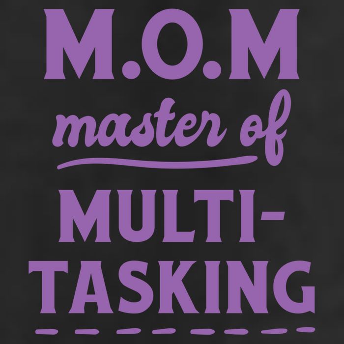 MOM Master Of Multitasking Large Microfiber Waffle Golf Towel