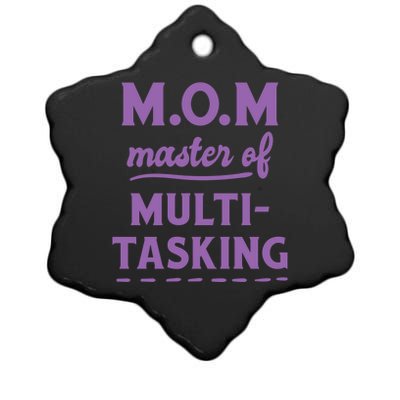 MOM Master Of Multitasking Ceramic Star Ornament