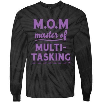 MOM Master Of Multitasking Tie-Dye Long Sleeve Shirt