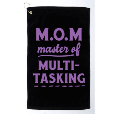 MOM Master Of Multitasking Platinum Collection Golf Towel