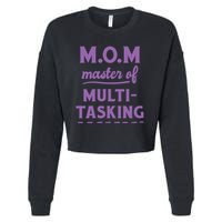 MOM Master Of Multitasking Cropped Pullover Crew