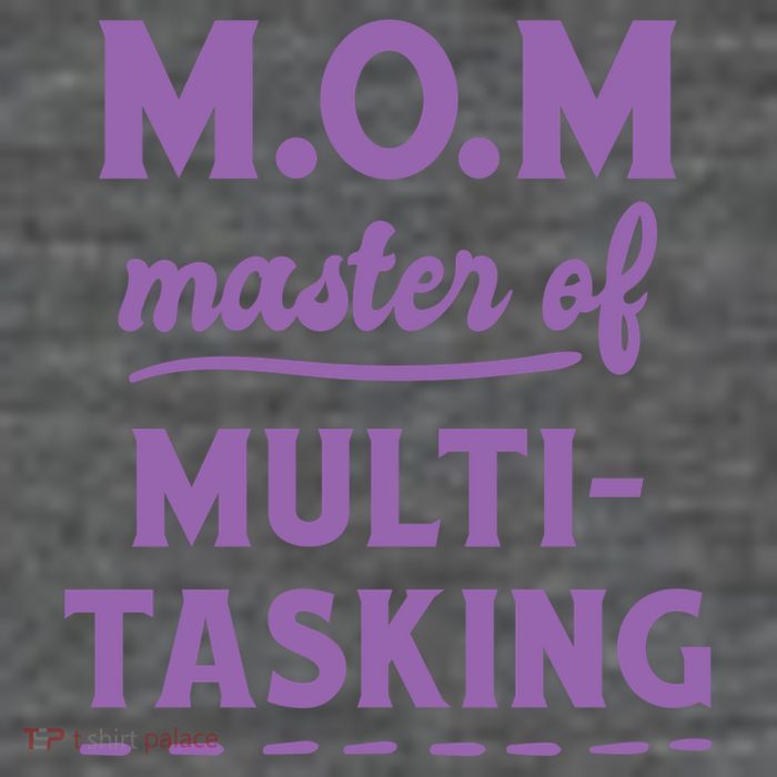 MOM Master Of Multitasking 7 Panel Mesh Trucker Snapback Hat